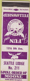 Matchbook Cover - Matchbook Cover Moose Lodge Seattle WA