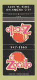 Matchbook Cover - El Zocalo Oklahoma City OK 30 Strike