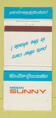 Matchbook Cover - Nissan Sunny WEAR 30 Strike