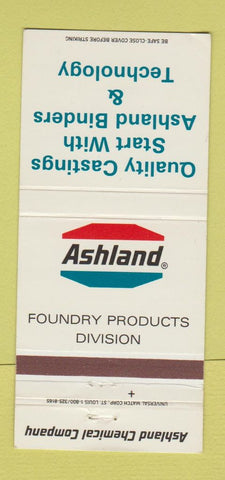 Matchbook Cover - Ashland Binders Chemical Foundry Dublin OH 30 Strike