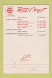 Matchbook Cover - Ritz Craft Homes Argos IN 40 Strike