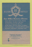 Matchbook Cover - Stevens Hotel Chicago IL Boulevard Room 40 Strike
