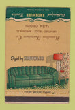 Matchbook Cover - Kroehler Furniture Hamilton Salem OR 40 Strike