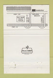 Matchbook Cover - Samurai Japanese Restaurant Solana Beach CA 40 Strike