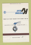 Matchbook Cover - Keystone Valve Houston TX 40 Strike