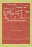 Matchbook Cover - Sycamore Inn Cucamonga CA 40 Strike