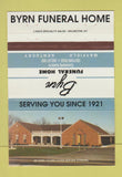 Matchbook Cover - Byrn Funeral Home Mayfield KY 40 Strike