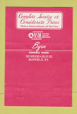 Matchbook Cover - Byrn Funeral Home Mayfield KY 40 Strike