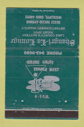 Matchbook Cover - Shangri La Lounge Wickliffe OH WEAR 40 Strike