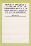 Matchbook Cover - Rupert's for Steaks Rolling Meadows IL? 40 Strike