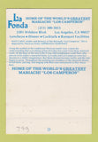 Matchbook Cover - La Fonda  Mexican Los Angeles CA 40 Strike