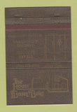 Matchbook Cover - House that Basel Built Bryan TX 40 Strike