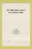 Matchbook Cover - Sundown Shift Painting St Louis MO 40 Strike