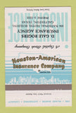 Matchbook Cover - D Gale Rogers Insurance Galveston TX 40 Strike