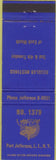 Matchbook Cover - Matchbook Cover Moose Lodge Port Jefferson LI NY
