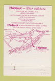 Matchbook Cover The Hideout Restaurant Club Meladu Mount Laurel NJ #2 40 Strike
