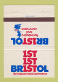 Matchbook Cover - Bristol Industry Commerce UK England 40 Strike