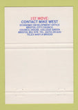 Matchbook Cover - Bristol Industry Commerce UK England 40 Strike