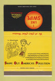 Matchbook Cover - Chit Chat Anti Pollution Hom Care 40 Strike