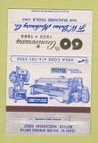 Matchbook Cover - FW Burns Machinery Butler WI 1980 40 Strike