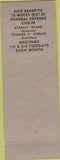 Matchbook Cover - Matchbook Cover Moose Lodge Wilkes Barre PA