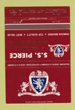 Matchbook Cover - SS Pierce Stores 40 Strike