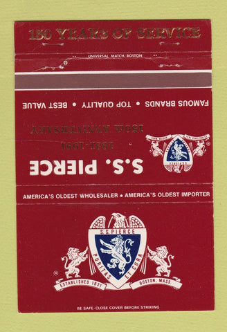 Matchbook Cover - SS Pierce Stores 40 Strike