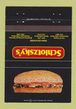 Matchbook Cover - Schlotzky's Sandwiches Little Rock AR 40 Strike