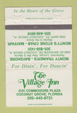 Matchbook Cover - Village Inn Coconut Grove FL 40 Strike