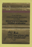 Matchbook Cover - Homefoamers Insulation Lancaster MO GOLD 40 Strike
