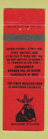 Matchbook Cover - Eldorado Restaurant Mexican Fort Collins Colorado
