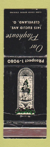 Matchbook Cover - Our Playhouse Cleveland OH WORN