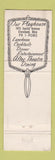 Matchbook Cover - Our Playhouse Cleveland OH WORN