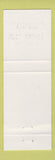Matchbook Cover - Si Bueno Mexican Restaurant McCall ID