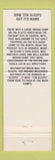 Matchbook Cover - Circle S Service auto repair Ten Sleep WY