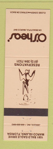 Matchbook Cover - O'Sheas' Marco Island FL