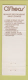 Matchbook Cover - O'Sheas' Marco Island FL