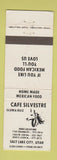Matchbook Cover - Cafe Silvestre Salt Lake City UT Mexican WEAR