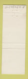 Matchbook Cover - Cafe Silvestre Salt Lake City UT Mexican WEAR