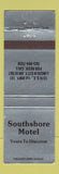 Matchbook Cover - Southshore Motel Lincoln City OR