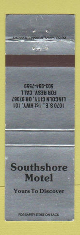 Matchbook Cover - Southshore Motel Lincoln City OR