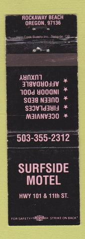 Matchbook Cover - Surfside Motel Rockaway Beach OR WEAR