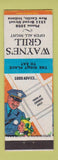 Matchbook Cover - Wayne's Grill New Castle IN