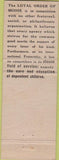 Matchbook Cover - Matchbook Cover Moose Lodge Spokane WA