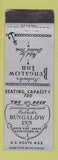 Matchbook Cover - Bosbach's Bungalow Inn Norristown PA WEAR