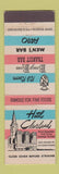 Matchbook Cover - Hotel Cleveland OH #2