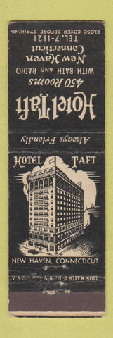 Matchbook Cover - Hotel Taft New Haven CT WEAR