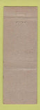 Matchbook Cover - Clinton House Clinton NJ WORN