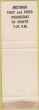Matchbook Cover - Matchbook Cover Moose Lodge Middletown PA