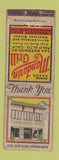 Matchbook Cover - Mandarin Grill Palo Alto CA WORN BOBTAIL